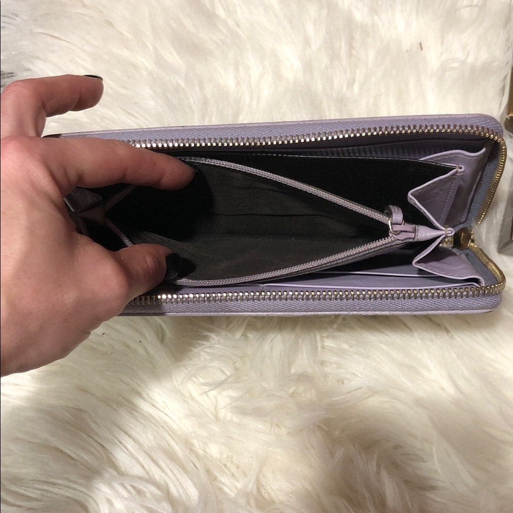 Gucci Beige and purple Signature Wallet - Picture 9 of 9